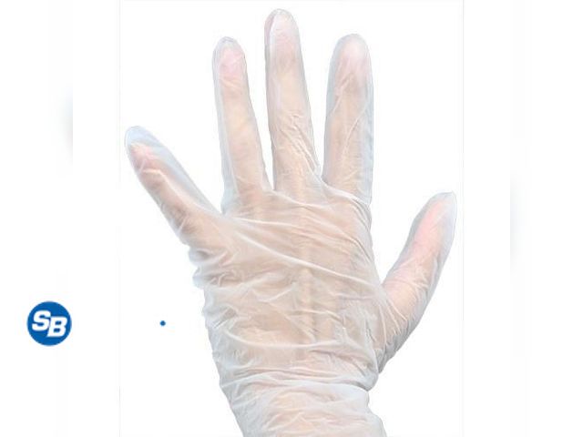 Lot 58-30014 - New Karat - FP-GV1008 - Large Vinyl Powder Free Disposable Gloves - SIZE L - 100 in box