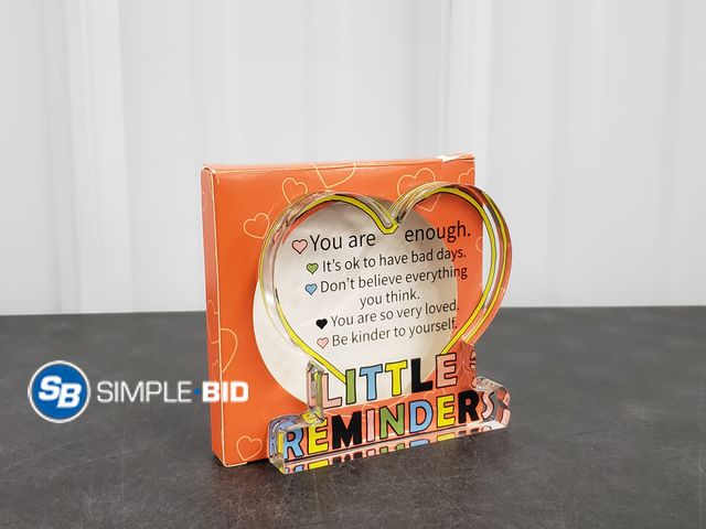 Lot 58-39833 - New Inspirational Motivational Gifts Employee Appreciation Gifts Little Reminders You are Enough Cle...
