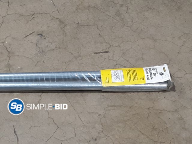 Lot 58-27048 - Stanley 72" -120" Adjustable Closet Rod