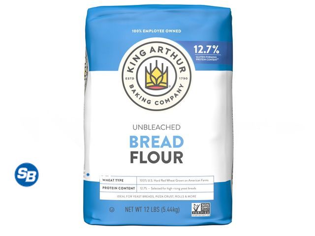 Lot 58-72409 - King Arthur Baking Company Unbleached Bread Flour, 12 Pounds - unopened - BB 9/2026