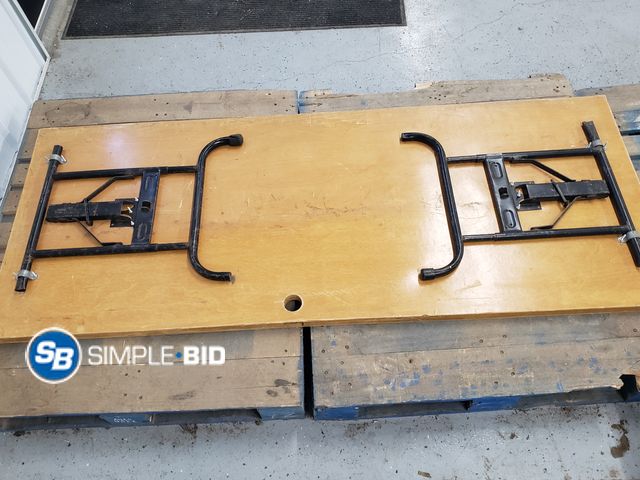 Lot 58-71358 - Fold up Door Table