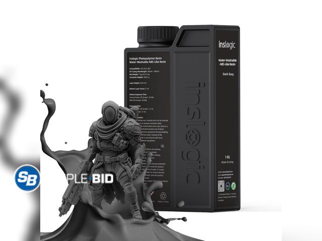 Lot 58-39118 - New Inslogic Water-Washable ABS-Like Resin, Combines Features of ABSLIKE Resin &amp; Water Washable ...