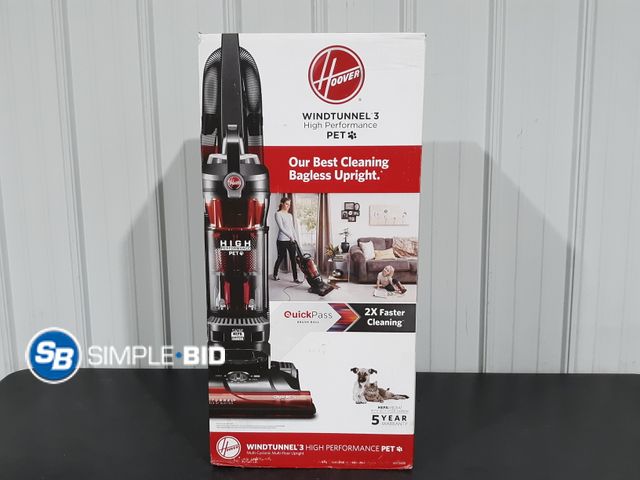 Lot 58-34733 - Hoover Windtunnel 3 High Performance Pet Vacuum - New in Box