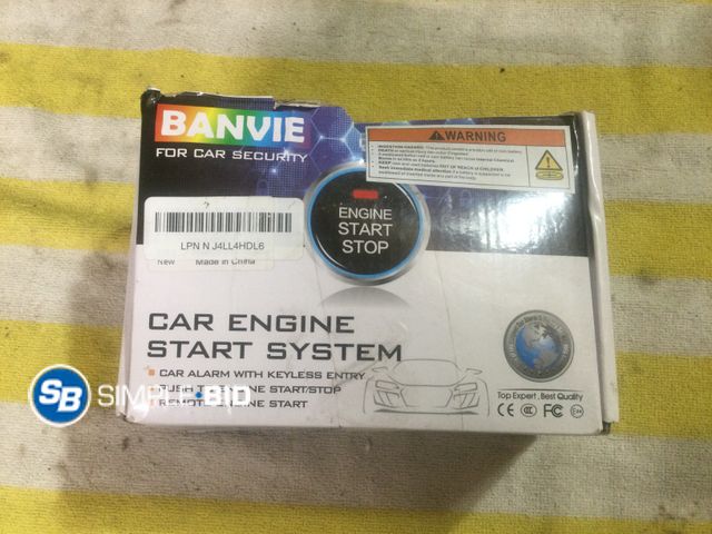 Lot 58-33947 - Banvie car engine start system car engine start system Banvie car engine start system
car alarm with...