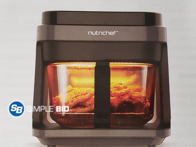 Lot 58-84159 - Nutrichef Transparent Air Fryer