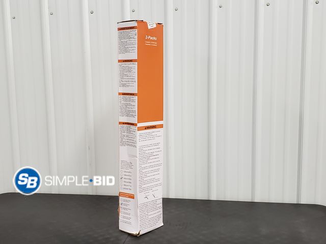 Lot 58-77905 - Lot of (2) Grey Roller Blinds 55"