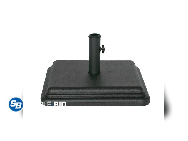 Lot 58-27463 - US Weight 40 LB Umbrella Base - Weighted Base For Use With Patio Table - For Poles Sizes 1.3-1.76" -...