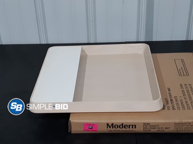 Lot 58-34712 - Modern  By Dwell - Large Wood Tray - New