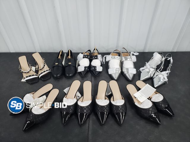 Lot 58-60377 - SHOES! Lot of Women The Drop shoes - variety of styles and sizes - New