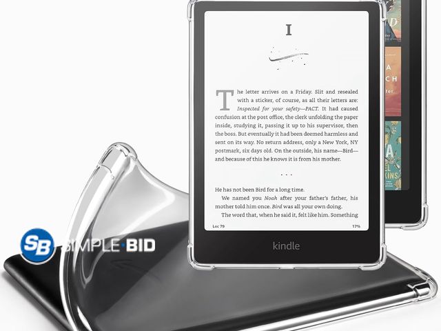 Lot 58-38053 - Lot of (36) New CoBak Clear Case for All-New Kindle Paperwhite 12th Gen 2024 (7") &amp; Kindle Color...