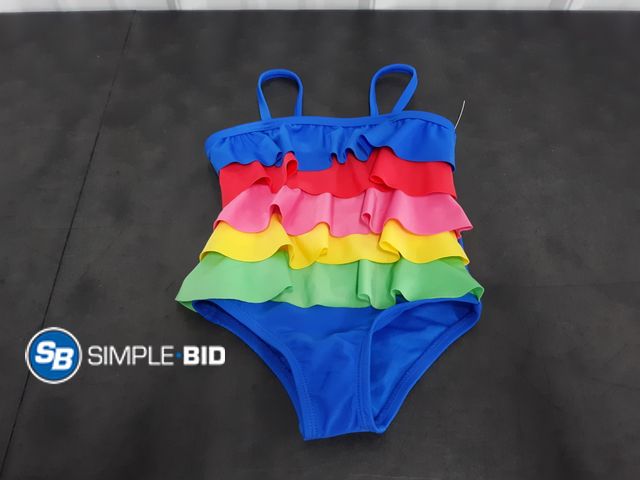 Lot 58-67999 - Wonder Nation Toddler Girls Bathing Suit - Size 2T - Appears Unused