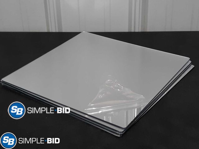 Lot 58-27941 - Lot of (4) Square Mirrors 12" x 12"