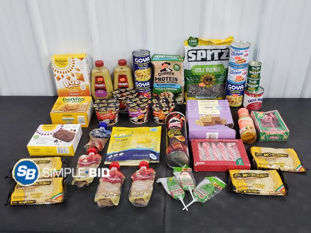 Lot 58-67892 - FOOD LOT! Lot of Various Foods - unopened - expired