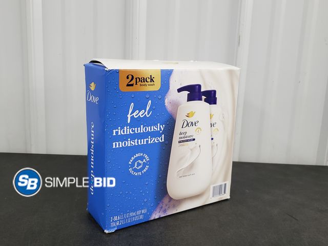 Lot 58-51506 - DOVE! Feel Ridiculously moisturized - DEEP MOISTURE Body lotion - set of (2) 30.6 fl oz each