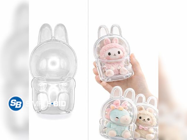 Lot 58-58535 - Lot of (9) New Kawaii Protective Case For LABUBU The Monster Have A Seat Doll (Doll not included)