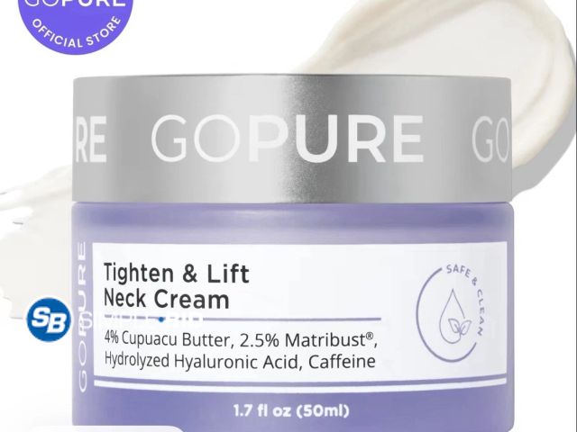 Lot 58-77849 - Gopure tighten and lift neck cream - appears unused