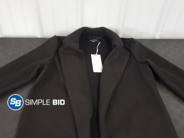 Lot 58-77160 - Women's Love Tree Black wool Jacket - SIZE XL - NWT