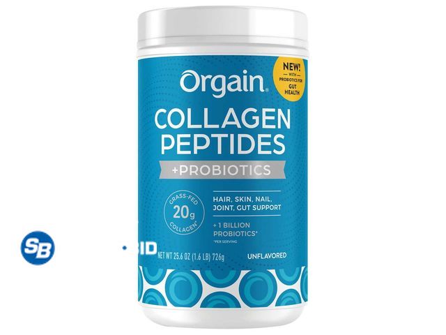 Lot 58-35817 - New Orgain Collagen Peptides + Probiotics, Unflavored, 1.6 Pounds