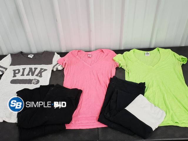 Lot 58-50403 - Lot of Women's PINK Victoria Secret Clothing - variety of styles - SIZE XS S - used but in good cond...