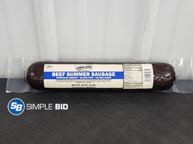 Lot 58-51341 - Abbyland BEEF Summer Sausage 48 oz