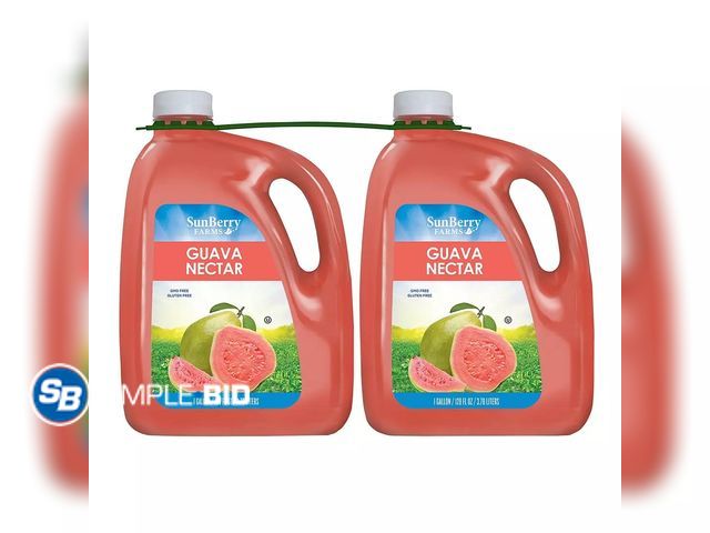 Lot 58-72577 - Sunberry Farms Guava Nectar, 2pk./128 oz. - unopened
