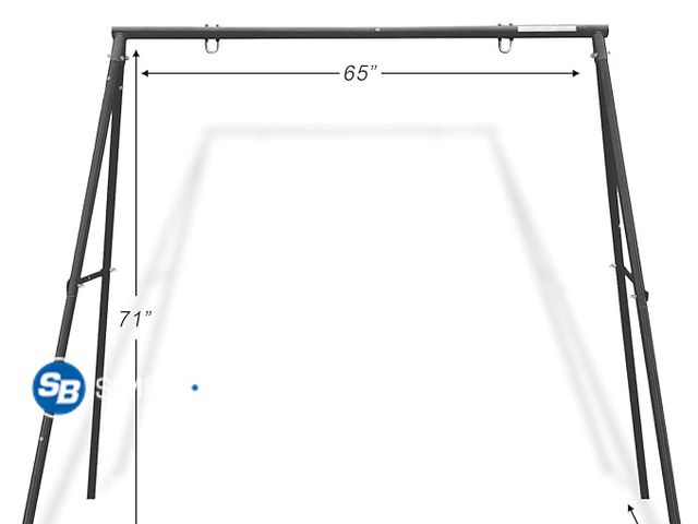 Lot 58-28721 - New 440lbs Swing Stand A Frame Heavy Duty, 71” Height Full Metal Swing Frame,Anti-Rust and All Weath...