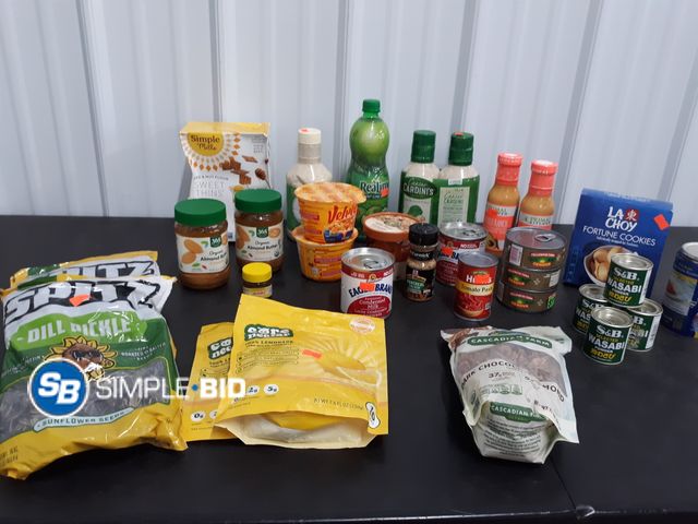 Lot 58-83400 - FOOD LOT! Lot of Various Foods - unopened - expired