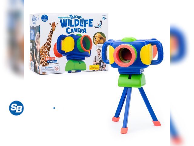 Lot 58-58036 - Educational Insights GeoSafari Talking Wildlife Camera, Science Toy, Kids Ages 4+ - appears unused
