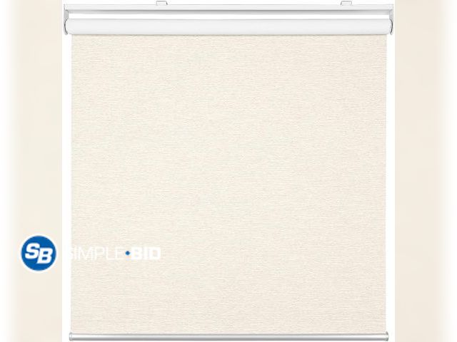 Lot 58-27181 - New Homebox Cordless Blackout Roller Shades for Windows, 100% Room Darkening Blinds with Thermal Ins...