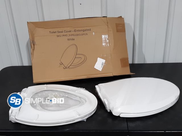 Lot 58-35256 - Toilet Seat Cover - Enlongated - White
