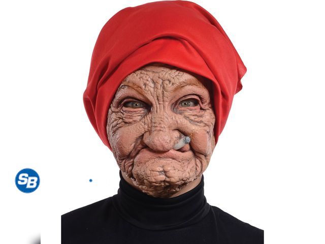 Lot 58-33083 - New Seasonal Visions Womens Old Grandma Costume Mask - OSFM