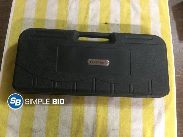 Lot 58-59594 - Cuisinart (9)Piece  Grill Set in hard Plastic Case