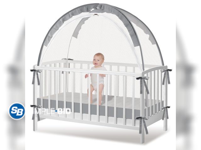 Lot 58-34221 - Crib Tent - Crib Net to Keep Baby in, Stop Baby from Climbing Out of Crib, Pop Up Crib Tent with Dur...