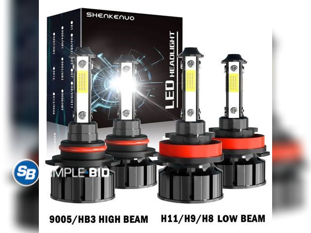 Lot 58-74015 - New For Toyota Camry 2007-2011 2012 2013 2014 2015 2016 2017 2018 Led Headlight Bulbs 9005 H11 High&...