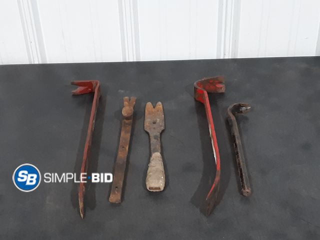 Lot 58-36000 - Lot of Various Pry Bar Tools