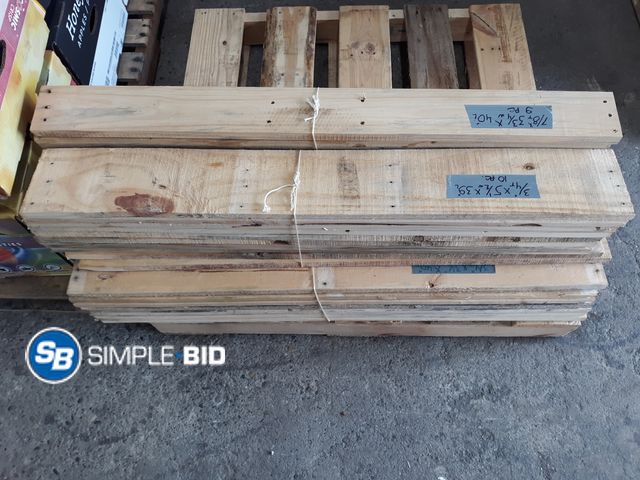 Lot 58-67015 - Skid of Misc. Size Wood Boards