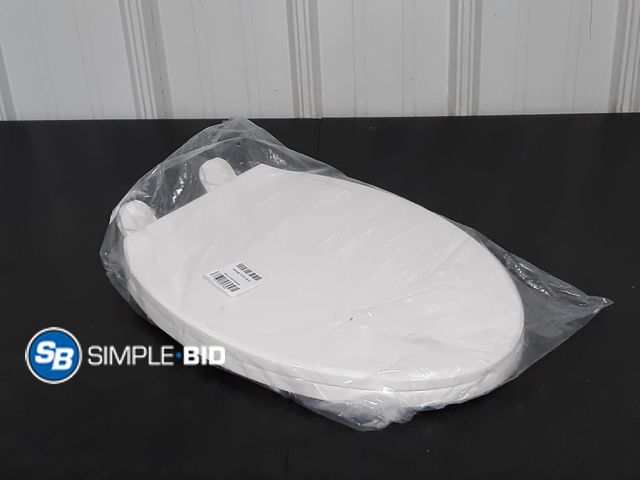 Lot 58-31695 - White Elongated Toilet Seat