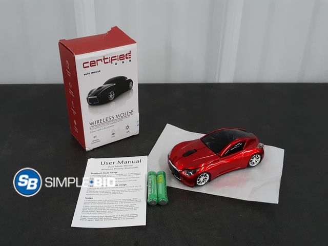 Lot 58-36379 - New Certified Wireless Mouse Compatible with IOS Windows Android works with computer, laptop, tablet