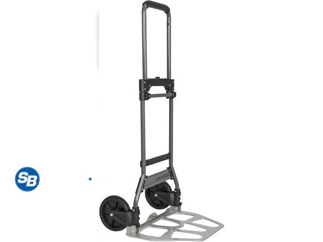 Lot 58-33022 - Leeyoung Folding Hand Truck and Dolly, 264 Lb Capacity Heavy-Duty Luggage Trolley Cart with Telescop...