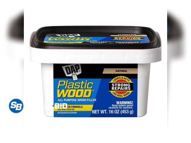 Lot 58-26469 - New DAP Plastic Wood Latex 16 oz Natural All Purpose Wood Filler
