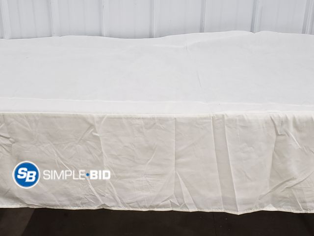 Lot 58-59533 - Queen Ivory Bed Skirt- Unused out of package