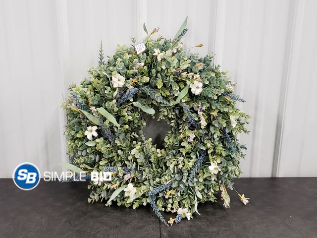 Lot 58-71926 - Decorative Wreath - approx. 20" x 20"