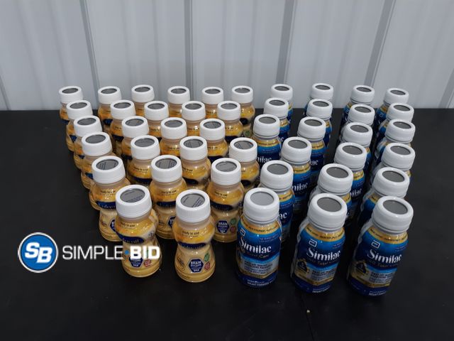 Lot 58-84012 - Lot of (45) infant Drinks (21) SIMILAC infant Formula unopened (expired) (24) Enfamil infant Formula...