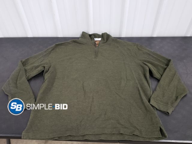 Lot 58-77327 - Men's 1/4 zip pull over - Hudson River - SIZE XL - lightly used - in good condition