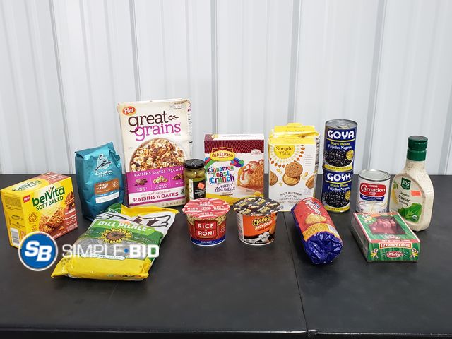 Lot 58-67872 - FOOD LOT! Lot of Various Foods - unopened - expired