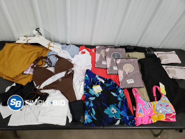 Lot 58-58705 - CLOTHING! Lot of Women, Men, kids Clothing - Variety of styles and sizes - unworn