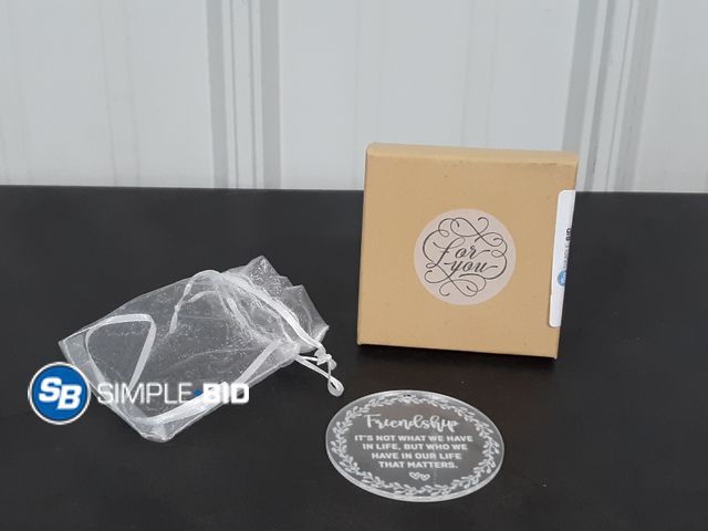 Lot 58-26249 - Etched Friendship Decor
