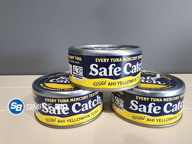 Lot 58-26274 - Lot of (3) Safe Catch Wild AHI Yellowfin Tuna 5 oz each