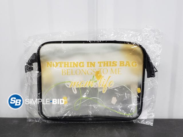 Lot 58-53822 - Clear Bag - Nothing in This bag belongs to me - Mom Life