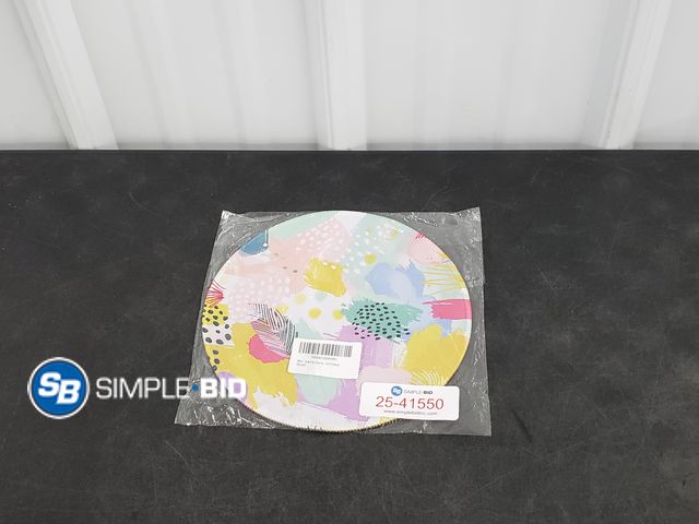 Lot 58-41550 - Round Colorful Mouse Pad